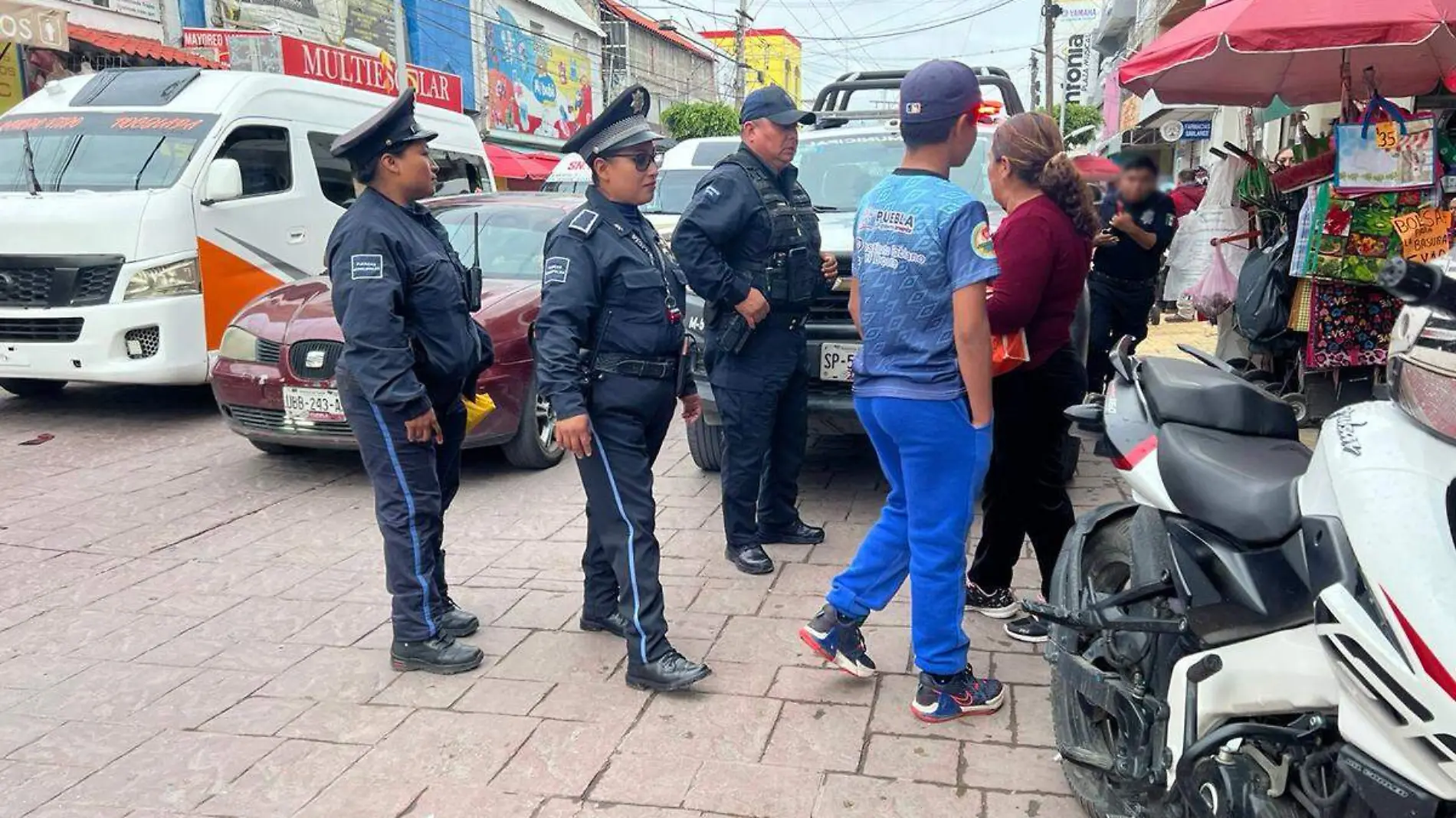 carteristas en calles de Tehuacan